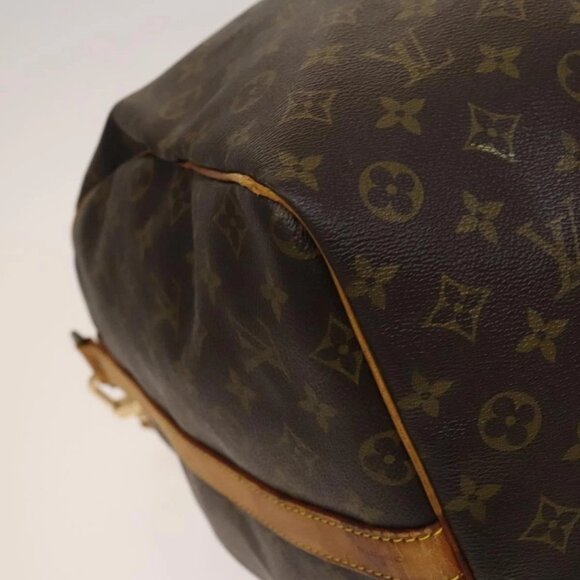 LOUIS VUITTON Monogram Keepall Bandouliere 60 Boston Bag M41412 LV Auth 137349 - Picture 3 of 16